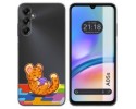 Funda Silicona Transparente para Samsung Galaxy A05s diseño Leopardo Dibujos