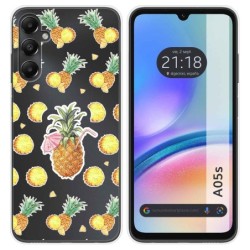 Funda Silicona Transparente para Samsung Galaxy A05s diseño Piña Dibujos