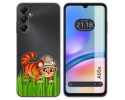 Funda Silicona Transparente para Samsung Galaxy A05s diseño Tigre Dibujos