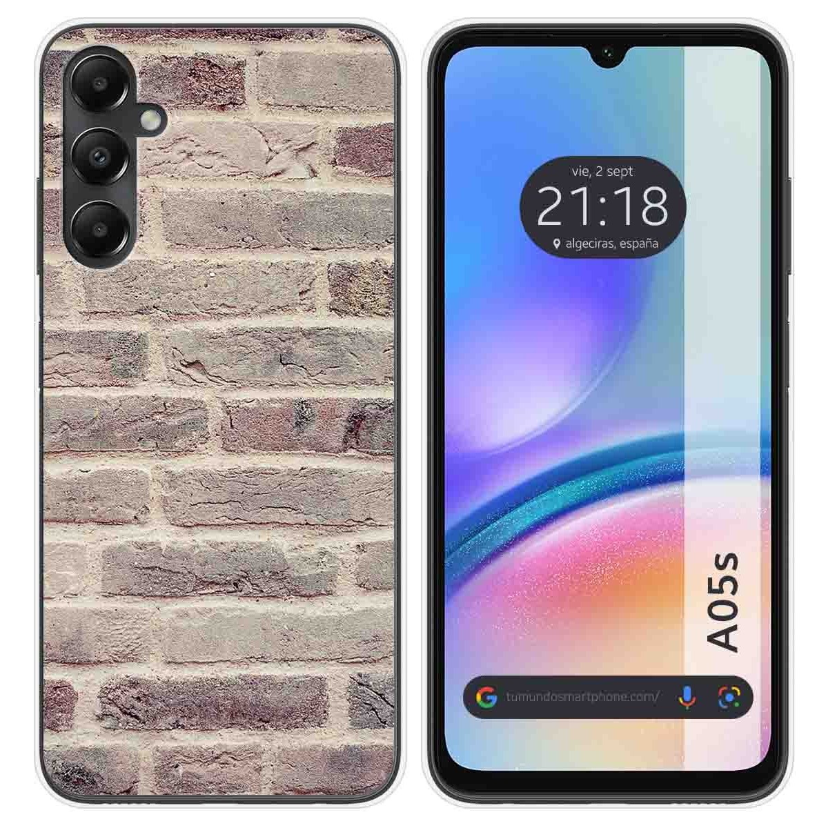 Funda Silicona para Samsung Galaxy A05s diseño Ladrillo 01 Dibujos