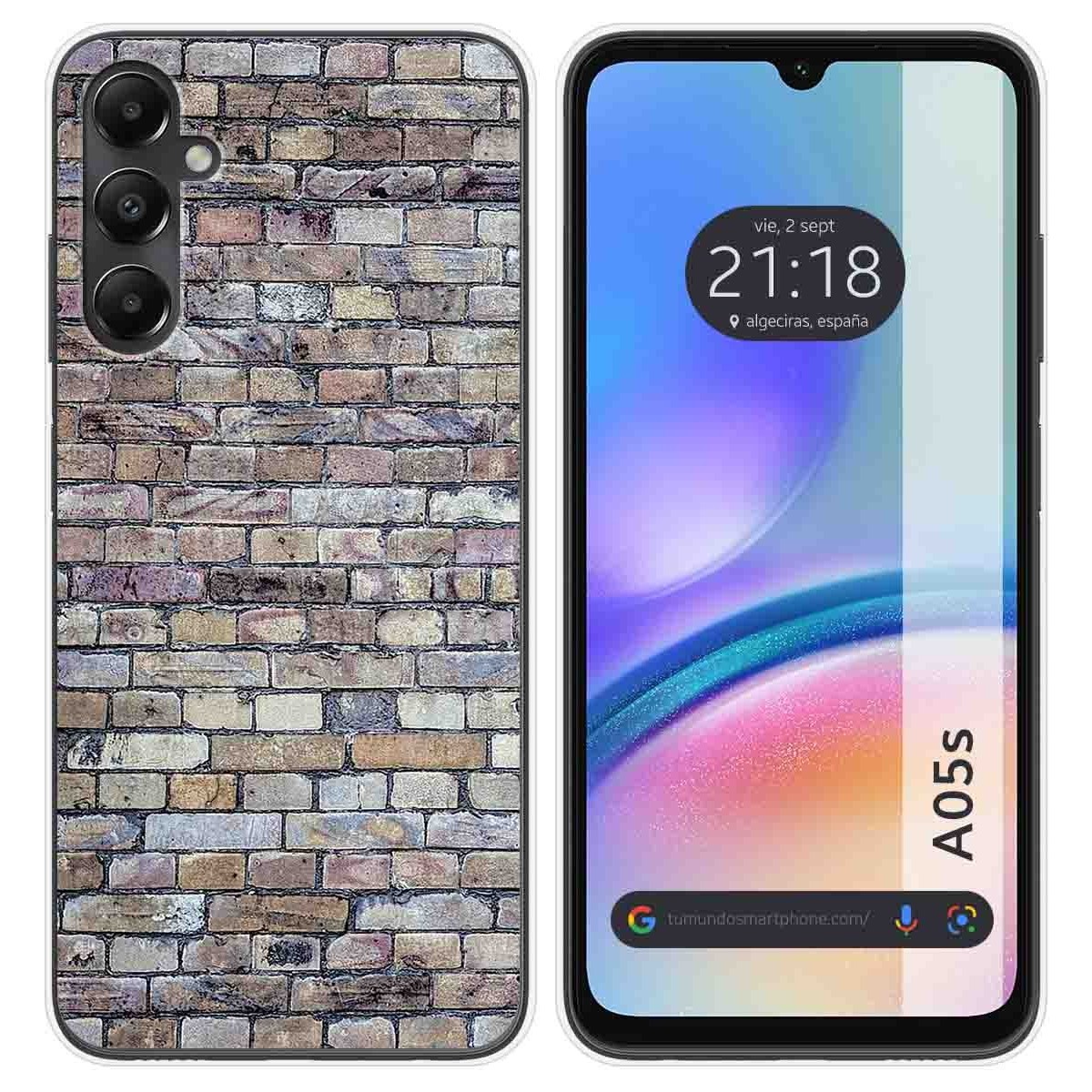 Funda Silicona para Samsung Galaxy A05s diseño Ladrillo 02 Dibujos