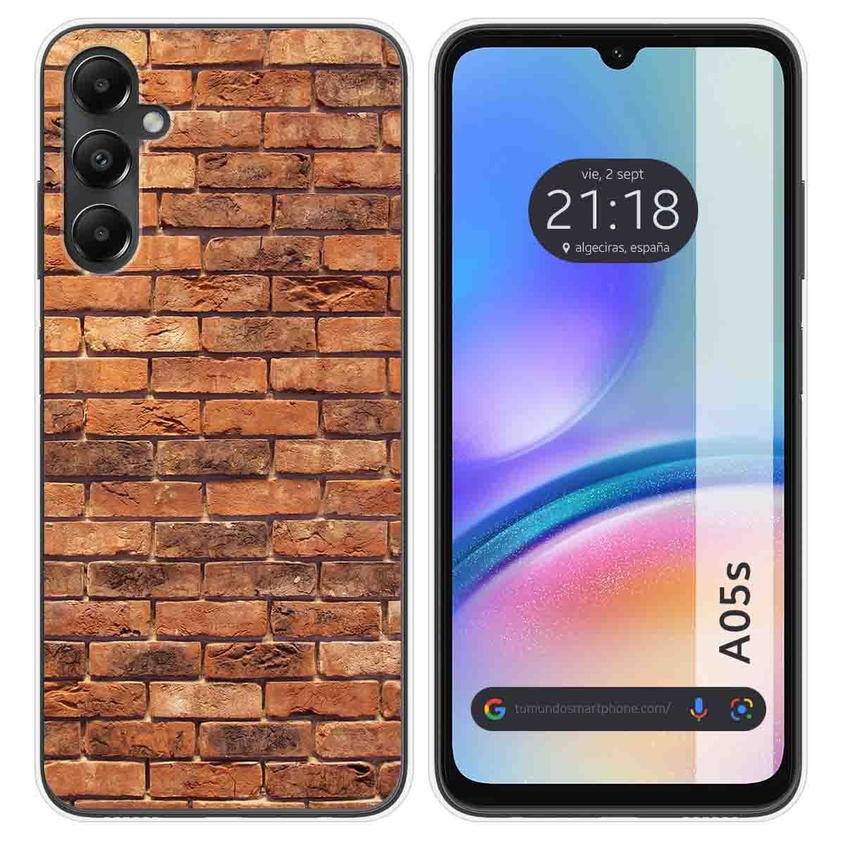 Funda Silicona para Samsung Galaxy A05s diseño Ladrillo 04 Dibujos
