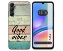 Funda Silicona para Samsung Galaxy A05s diseño Madera 01 Dibujos