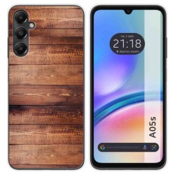 Funda Silicona para Samsung Galaxy A05s diseño Madera 02 Dibujos