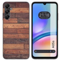 Funda Silicona para Samsung Galaxy A05s diseño Madera 03 Dibujos