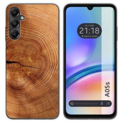Funda Silicona para Samsung Galaxy A05s diseño Madera 04 Dibujos