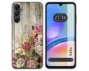 Funda Silicona para Samsung Galaxy A05s diseño Madera 08 Dibujos