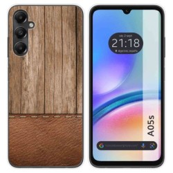 Funda Silicona para Samsung Galaxy A05s diseño Madera 09 Dibujos