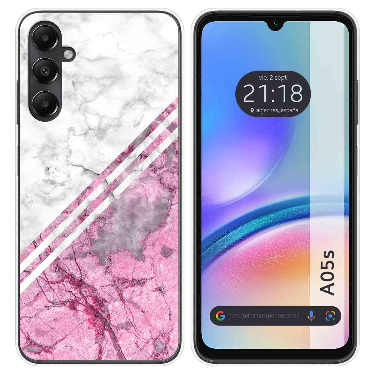Funda Silicona para Samsung Galaxy A05s diseño Mármol 03 Dibujos