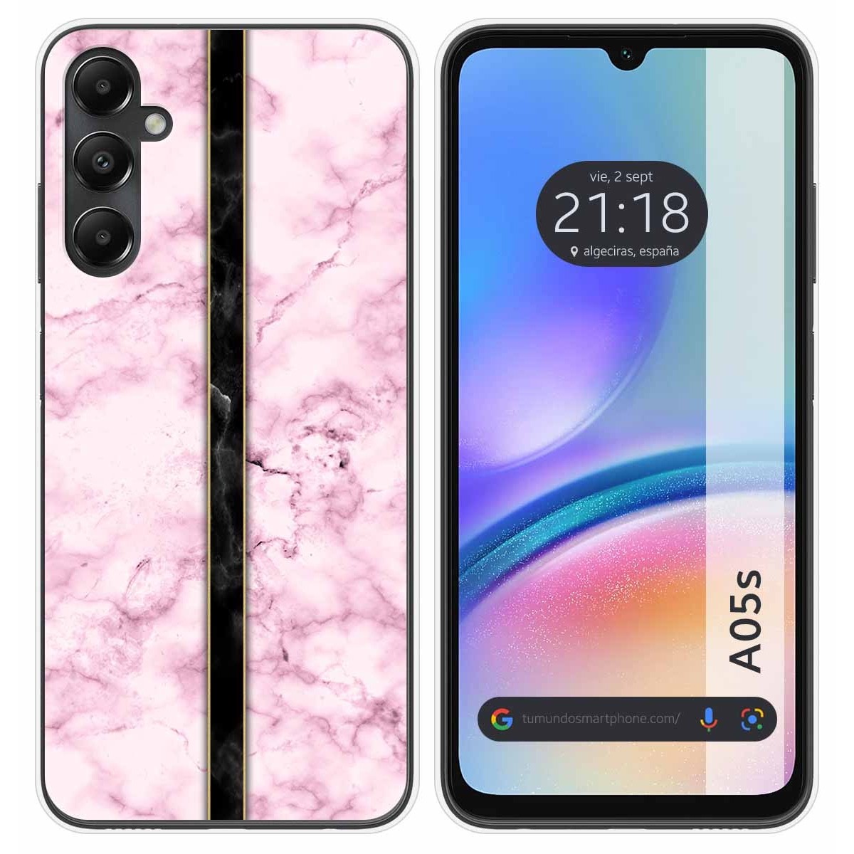Funda Silicona para Samsung Galaxy A05s diseño Mármol 04 Dibujos