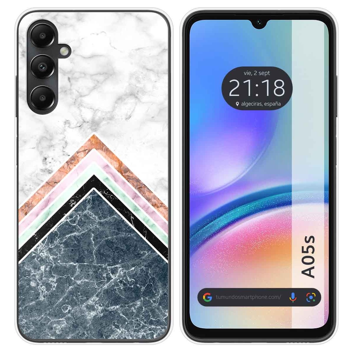 Funda Silicona para Samsung Galaxy A05s diseño Mármol 05 Dibujos