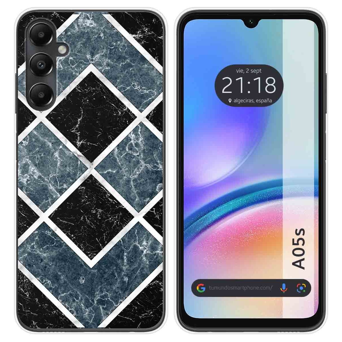Funda Silicona para Samsung Galaxy A05s diseño Mármol 06 Dibujos