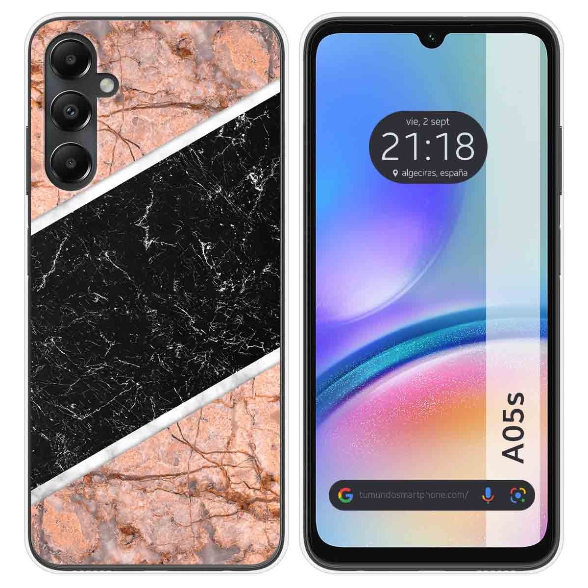 Funda Silicona para Samsung Galaxy A05s diseño Mármol 07 Dibujos