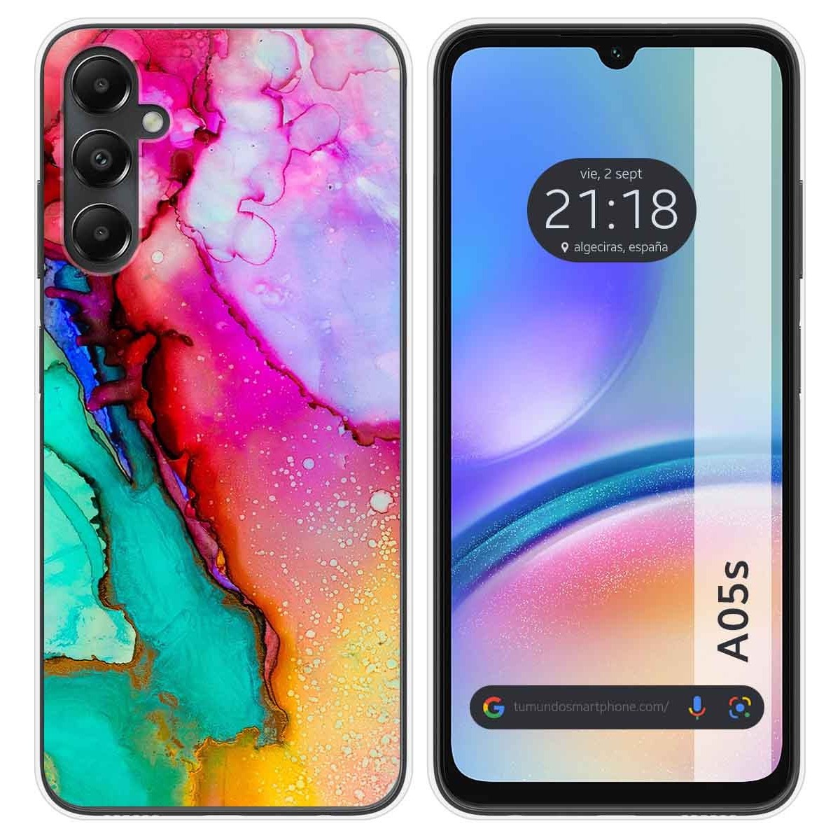 Funda Silicona para Samsung Galaxy A05s diseño Mármol 15 Dibujos