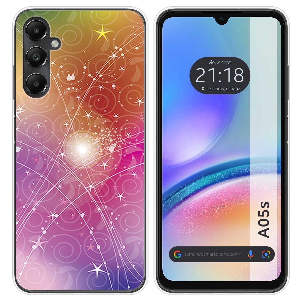 Funda Silicona para Samsung Galaxy A05s diseño Abstracto Dibujos