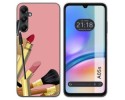 Funda Silicona para Samsung Galaxy A05s diseño Brochas Dibujos