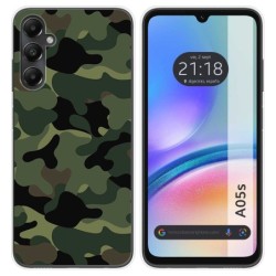 Funda Silicona para Samsung Galaxy A05s diseño Camuflaje Dibujos