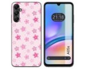 Funda Silicona para Samsung Galaxy A05s diseño Flores Dibujos