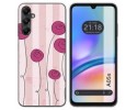 Funda Silicona para Samsung Galaxy A05s diseño Flores Vintage Dibujos