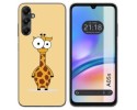 Funda Silicona para Samsung Galaxy A05s diseño Jirafa Dibujos