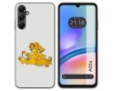 Funda Silicona para Samsung Galaxy A05s diseño Leones Dibujos