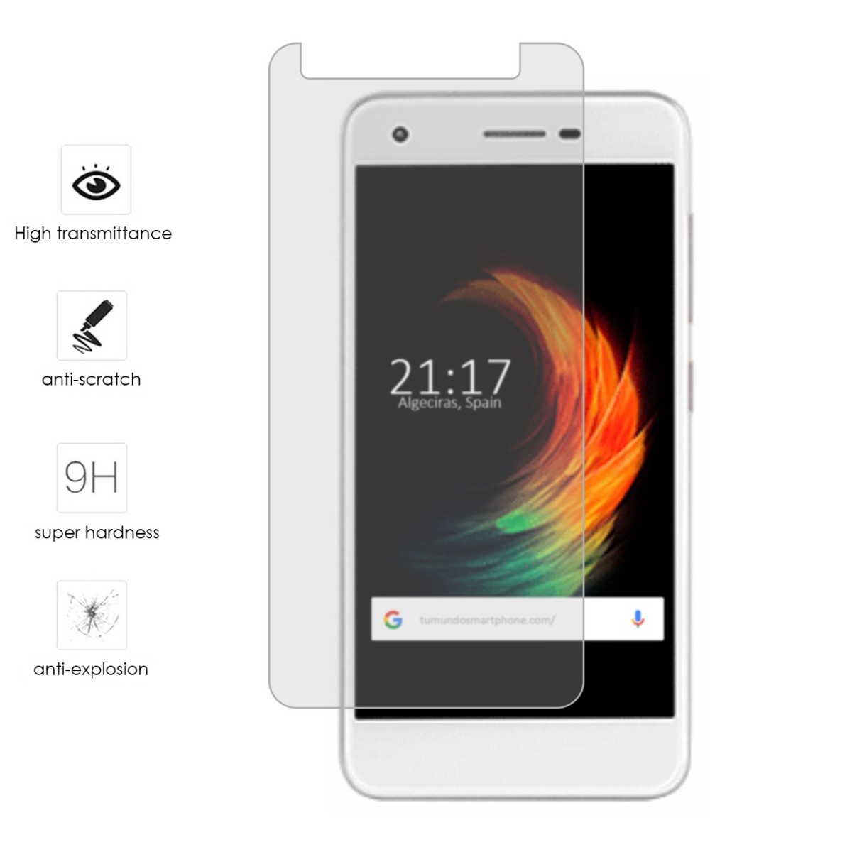 Protector Cristal Templado para Zte Blade A522 Vidrio