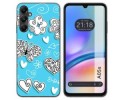 Funda Silicona para Samsung Galaxy A05s diseño Mariposas Dibujos