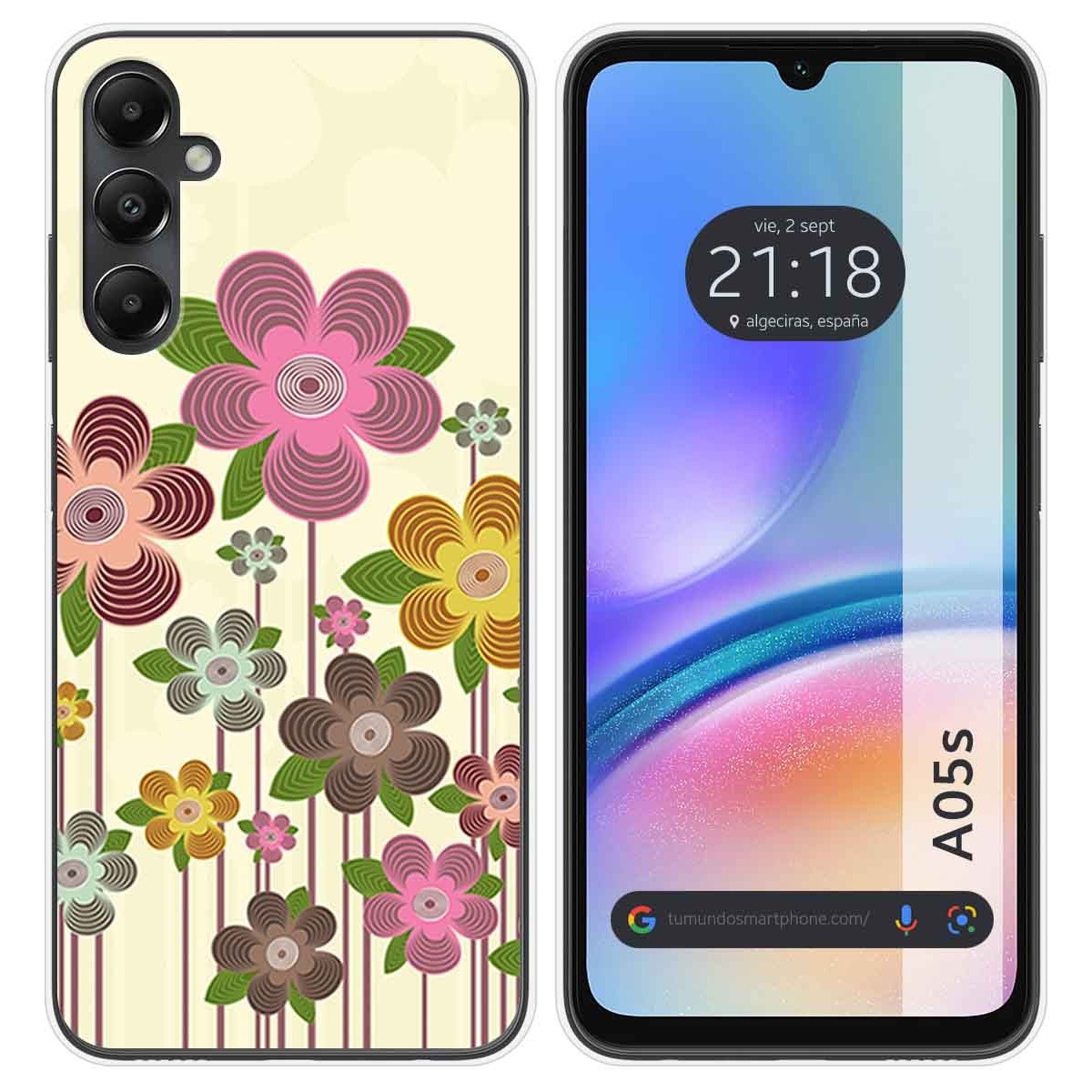 Funda Silicona para Samsung Galaxy A05s diseño Primavera En Flor Dibujos