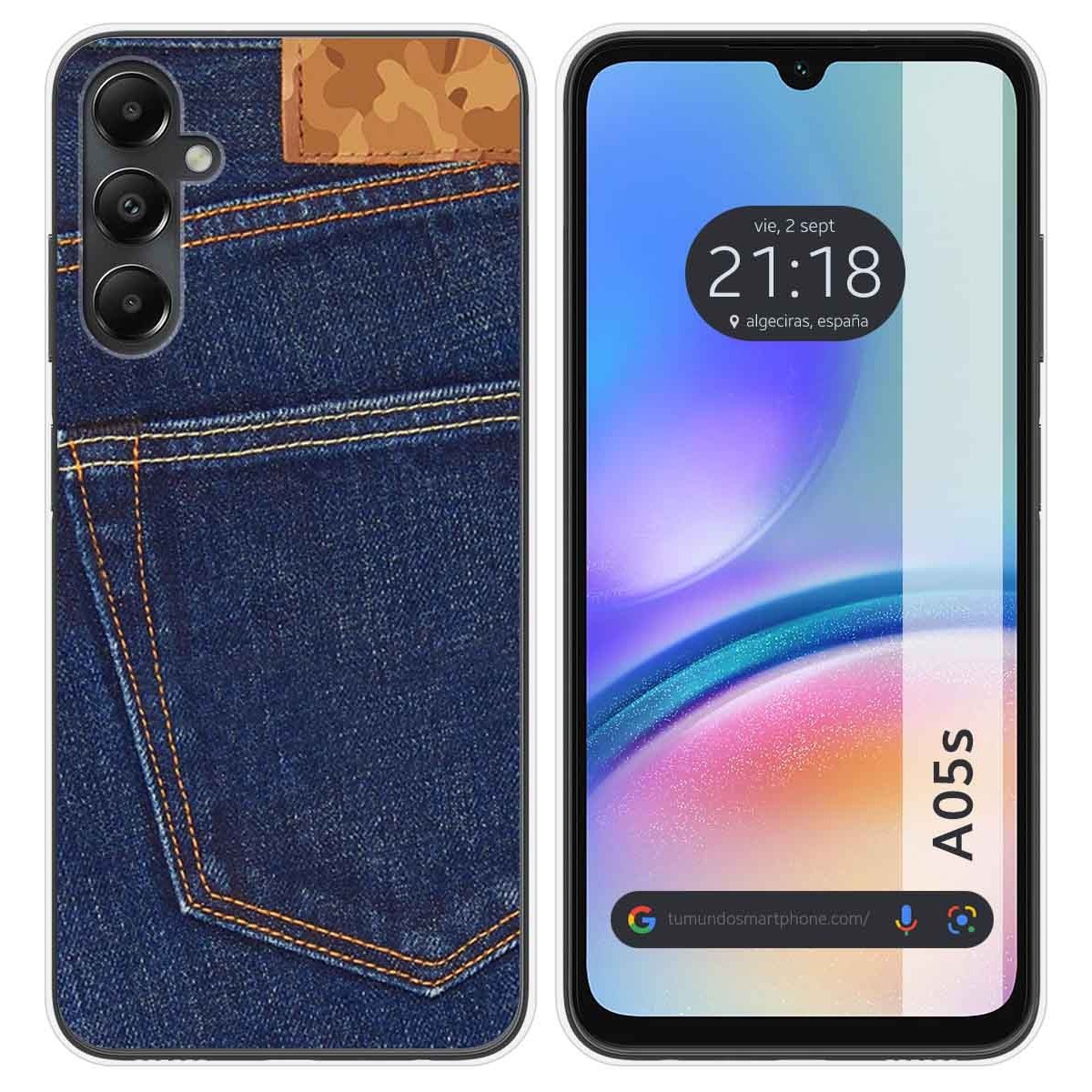 Funda Silicona para Samsung Galaxy A05s diseño Vaquero Dibujos