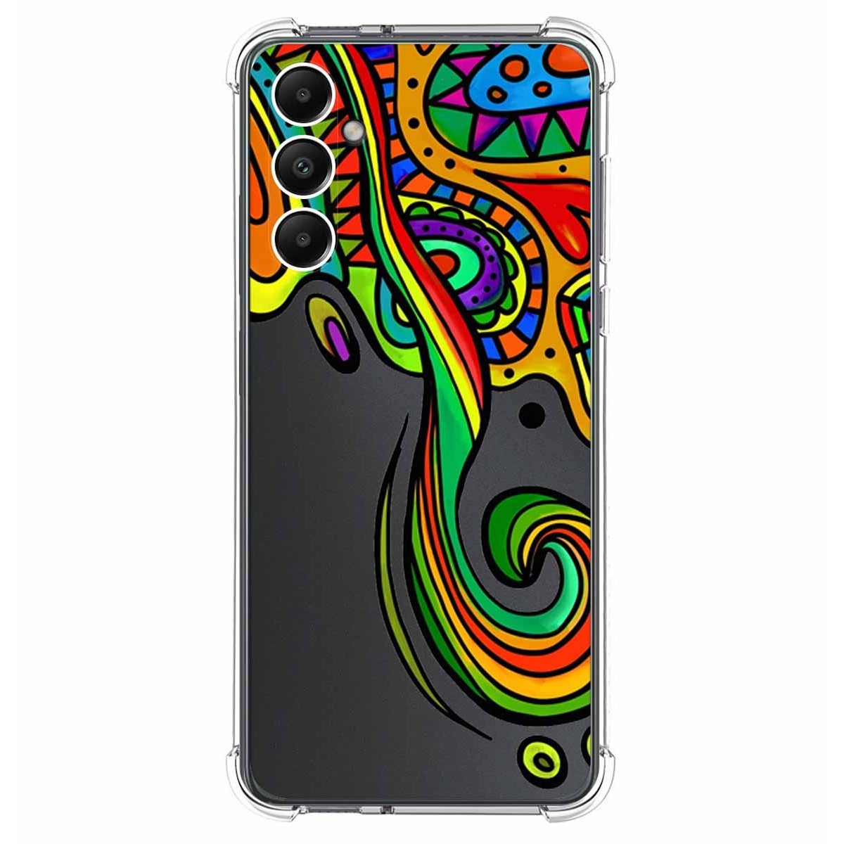 Funda Silicona Antigolpes para Samsung Galaxy A05s diseño Colores Dibujos