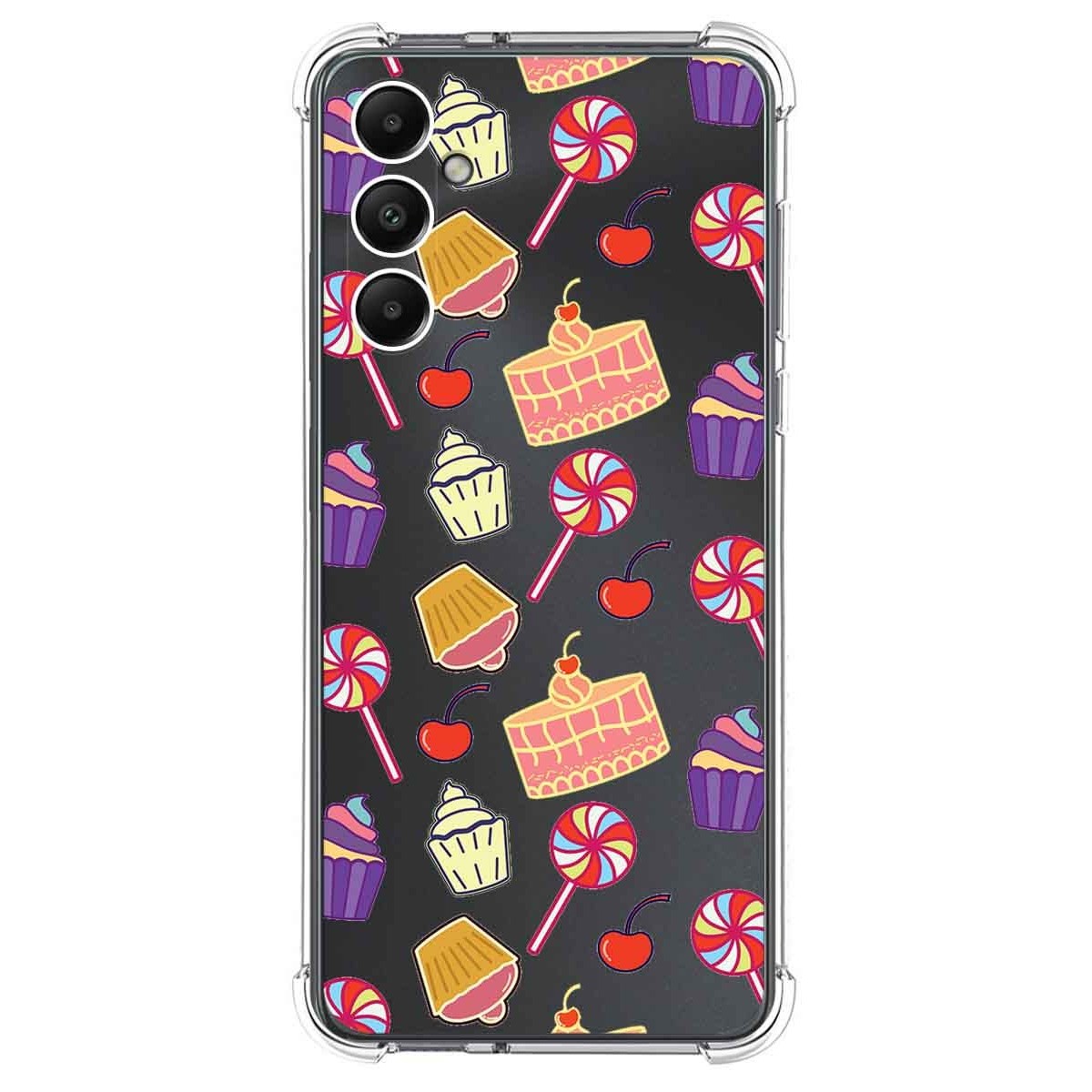 Funda Silicona Antigolpes para Samsung Galaxy A05s diseño Dulces 01 Dibujos