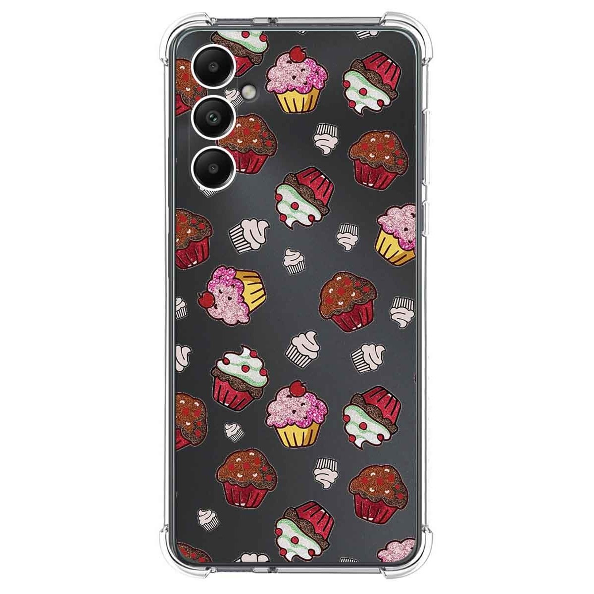 Funda Silicona Antigolpes para Samsung Galaxy A05s diseño Muffins Dibujos