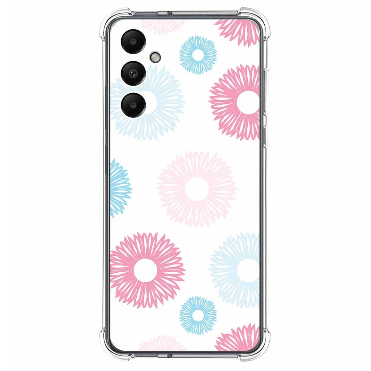Funda Silicona Antigolpes para Samsung Galaxy A05s diseño Flores 06 Dibujos