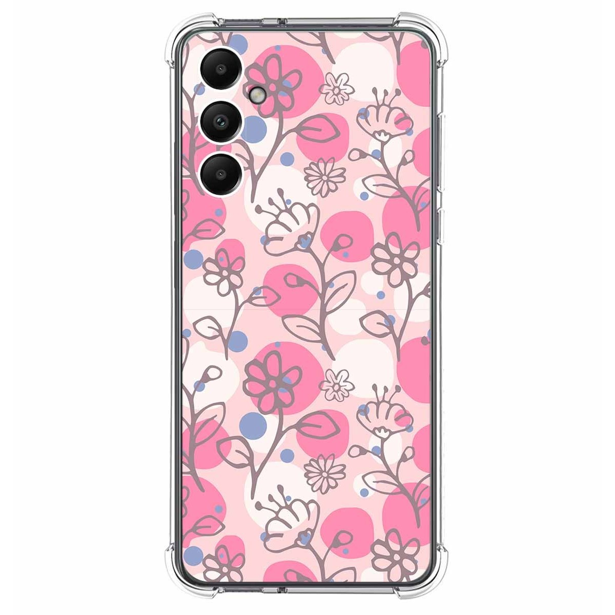 Funda Silicona Antigolpes para Samsung Galaxy A05s diseño Flores 07 Dibujos