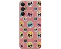 Funda Silicona Líquida Rosa para Samsung Galaxy A05s diseño Catrina Dibujos