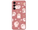 Funda Silicona Líquida Rosa para Samsung Galaxy A05s diseño Cerdos Dibujos