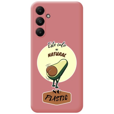 Funda Silicona Líquida Rosa para Samsung Galaxy A05s diseño Culo Natural Dibujos