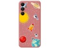 Funda Silicona Líquida Rosa para Samsung Galaxy A05s diseño Espacio Dibujos