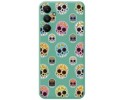 Funda Silicona Líquida Verde para Samsung Galaxy A05s diseño Catrina Dibujos