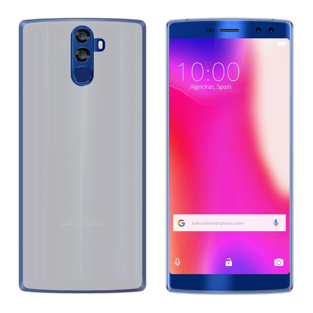 Funda Gel Tpu para Doogee Bl12000 Color  Transparente