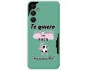 Funda Silicona Líquida Verde para Samsung Galaxy A05s diseño Vaca Dibujos