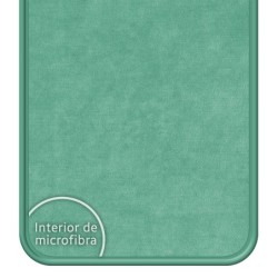 Funda Silicona Líquida Verde para Samsung Galaxy A05s diseño Vegan Life Dibujos 2