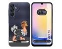 Funda Silicona Transparente para Samsung Galaxy A25 5G diseño Avestruz Dibujos
