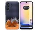 Funda Silicona Transparente para Samsung Galaxy A25 5G diseño Bufalo Dibujos