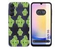 Funda Silicona Transparente para Samsung Galaxy A25 5G diseño Cactus Dibujos