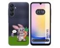 Funda Silicona Transparente para Samsung Galaxy A25 5G diseño Conejo Dibujos