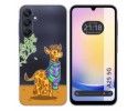 Funda Silicona Transparente para Samsung Galaxy A25 5G diseño Jirafa Dibujos