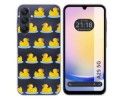 Funda Silicona Transparente para Samsung Galaxy A25 5G diseño Pato Dibujos