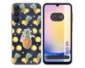 Funda Silicona Transparente para Samsung Galaxy A25 5G diseño Piña Dibujos