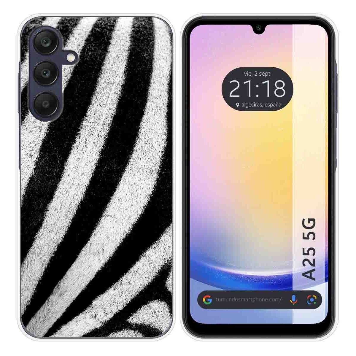 Funda Silicona para Samsung Galaxy A25 5G diseño Animal 02 Dibujos